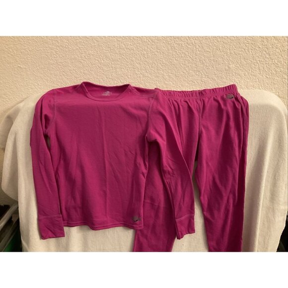 Hot Chillys Pepper Base Layer Leggings Shirt Top Pants Youth Small Set Winter - Picture 1 of 6